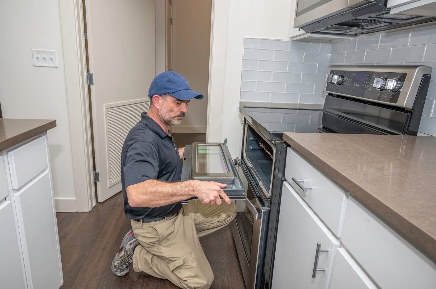 Gas appliance service visit