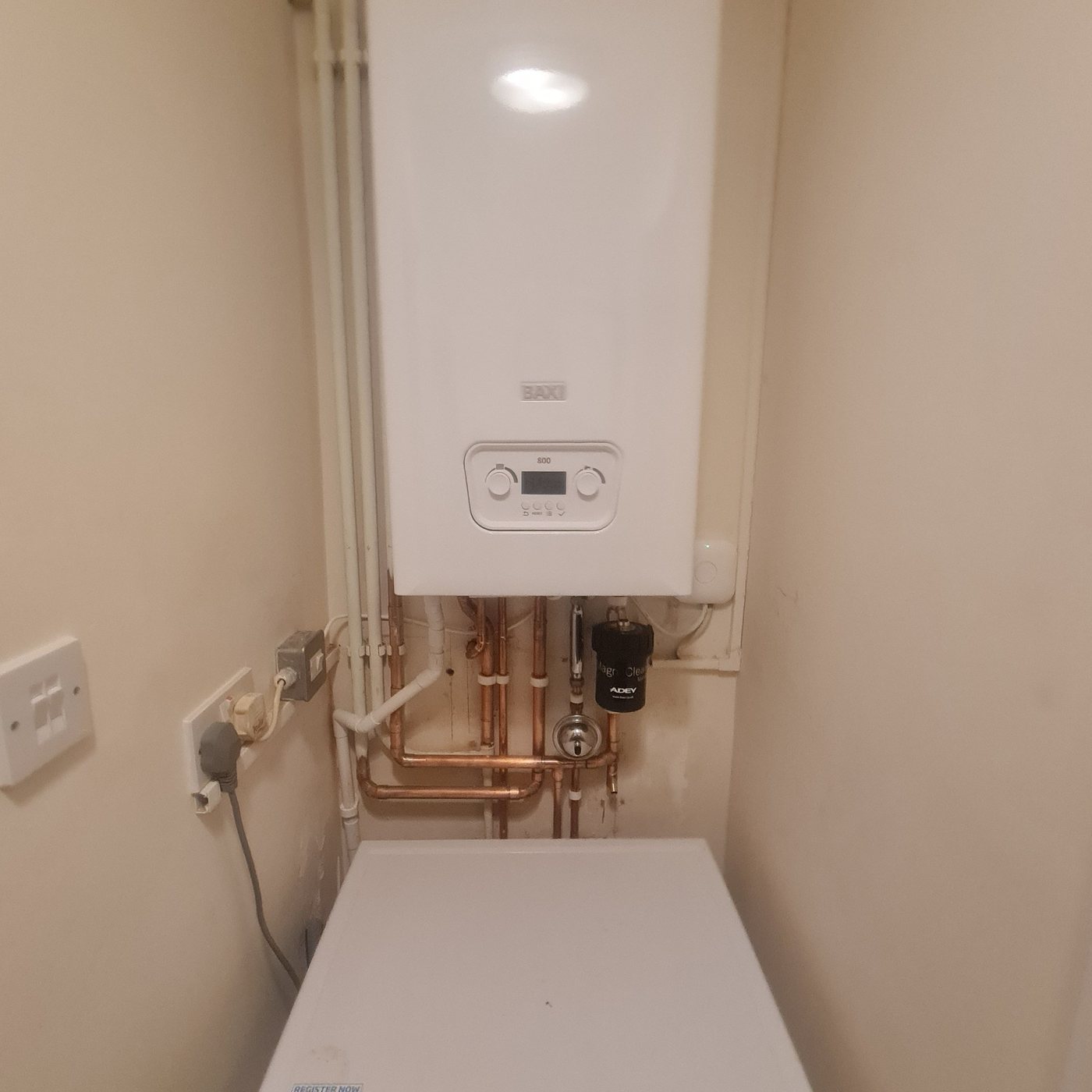 Gas safety inspection work in progress